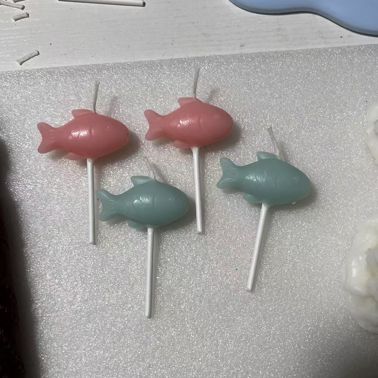 Pet Birthday Candles - Fish-Shaped