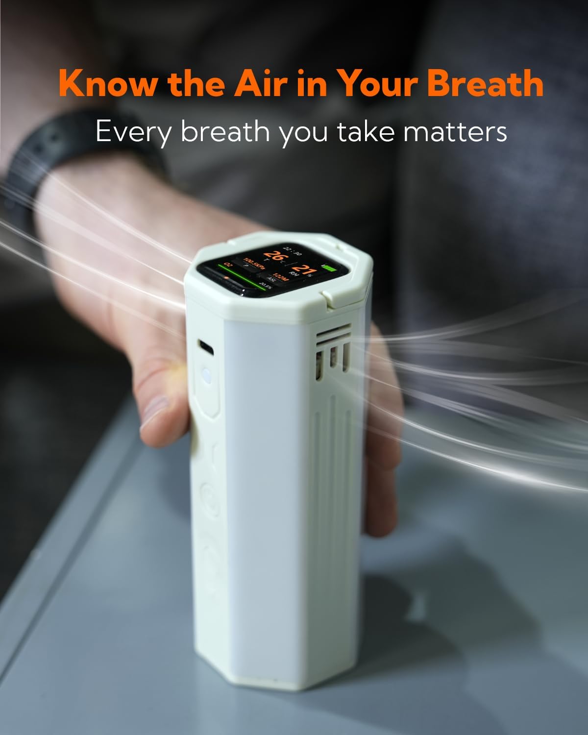 LUM GUARD Portable Air Monitor