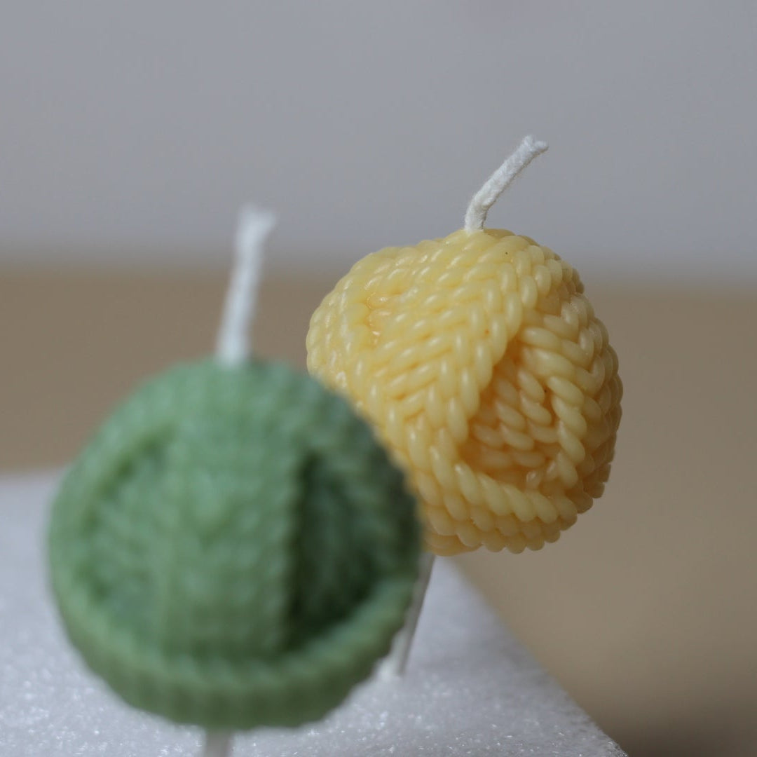 Pet Birthday Candles - Pom-Pom Shaped