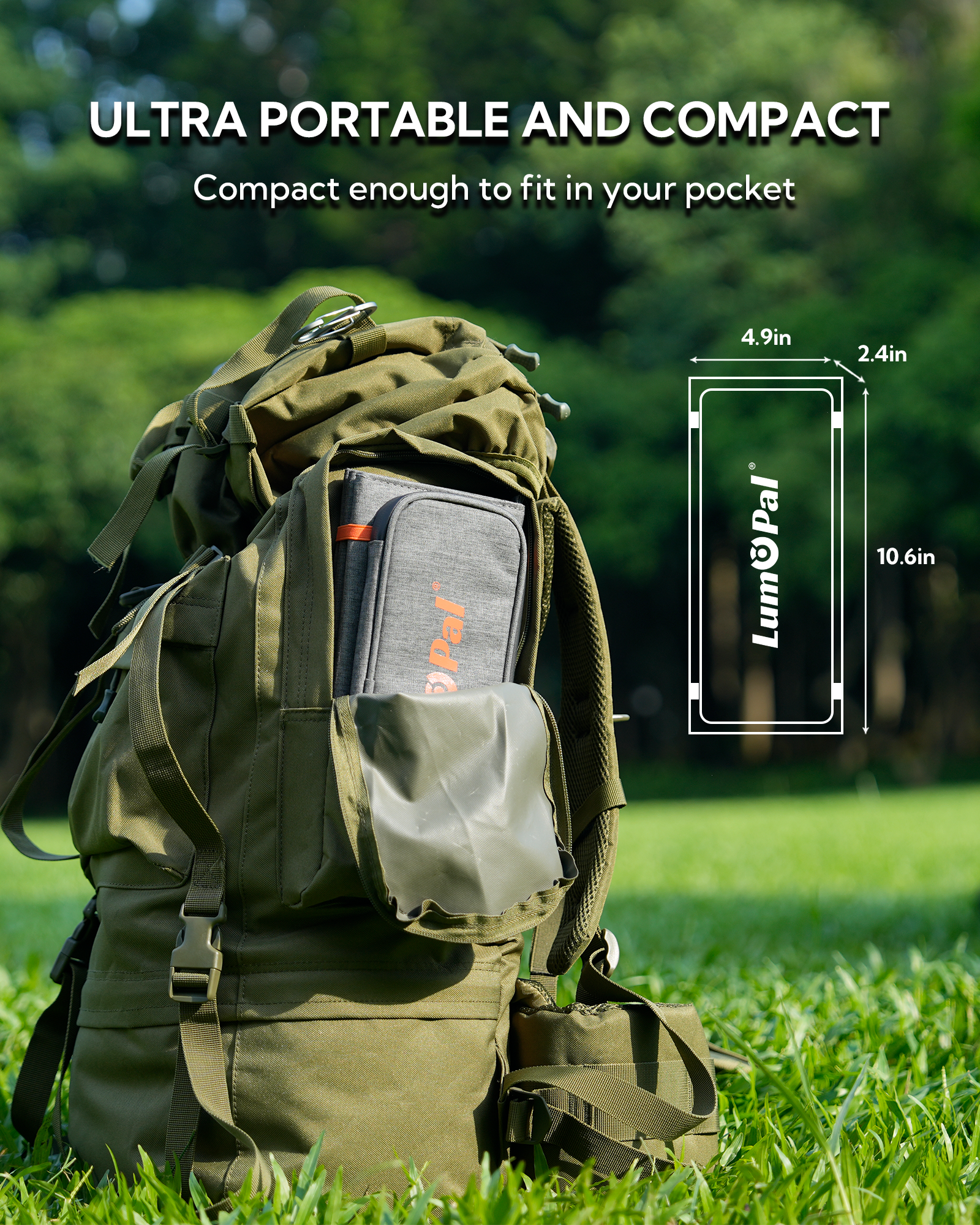 LUM POCKET LUMOPAL 30W Foldable solar panel