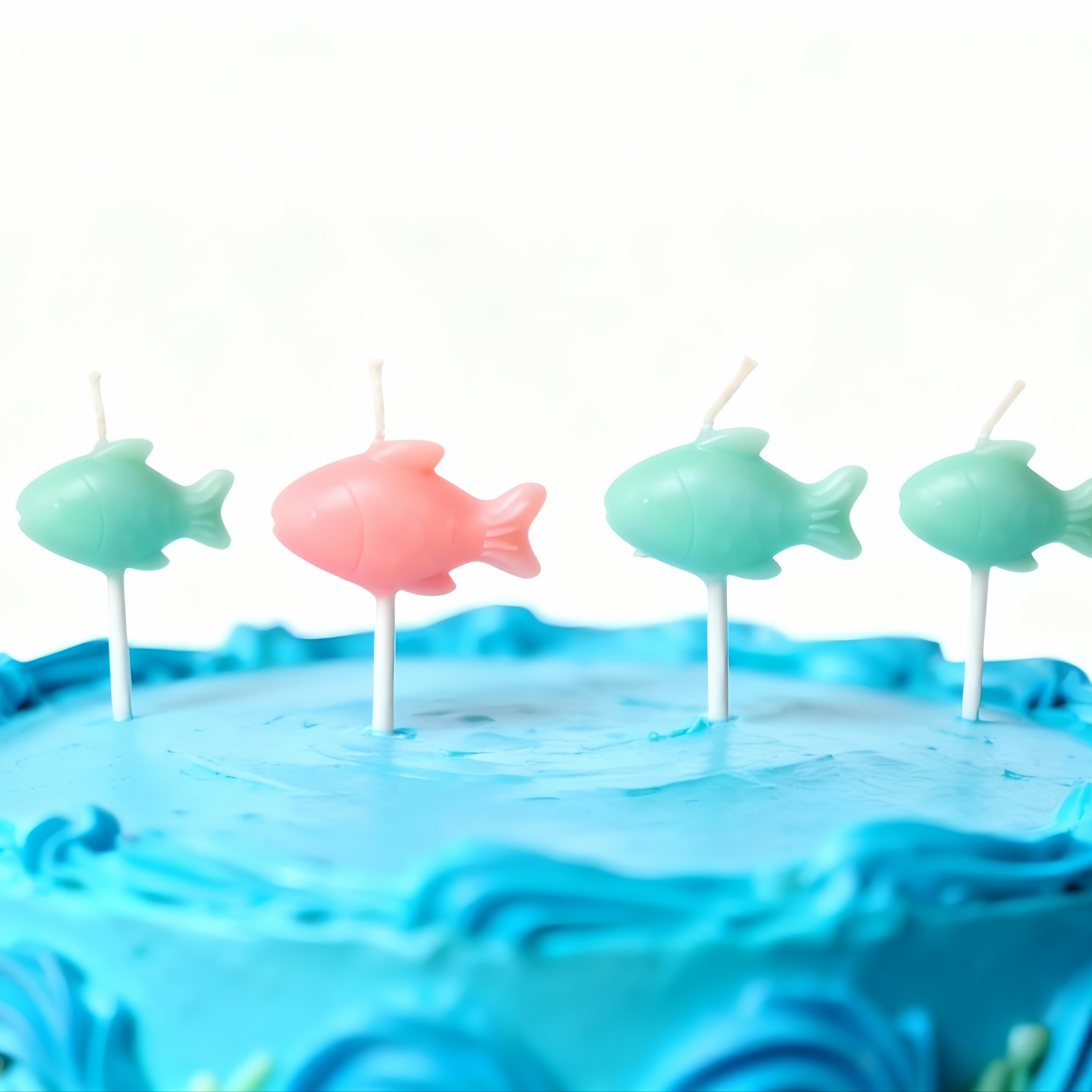 Pet Birthday Candles - Fish-Shaped
