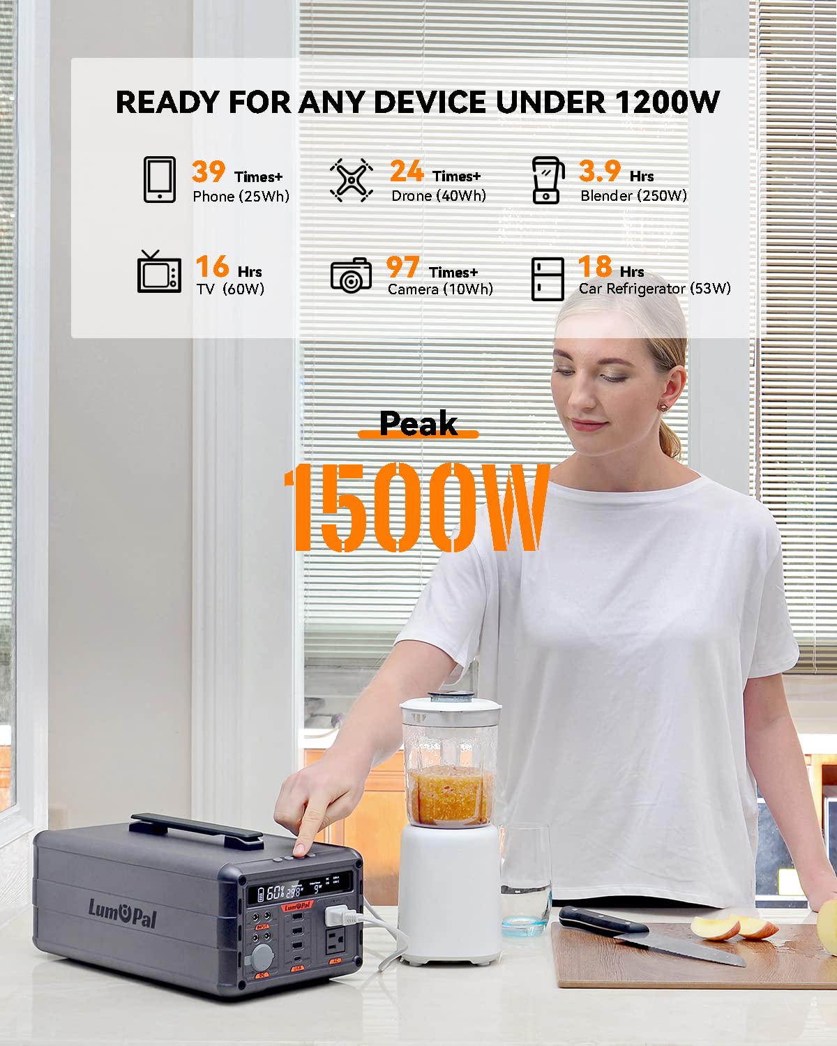 Lum power 1000 portable power station