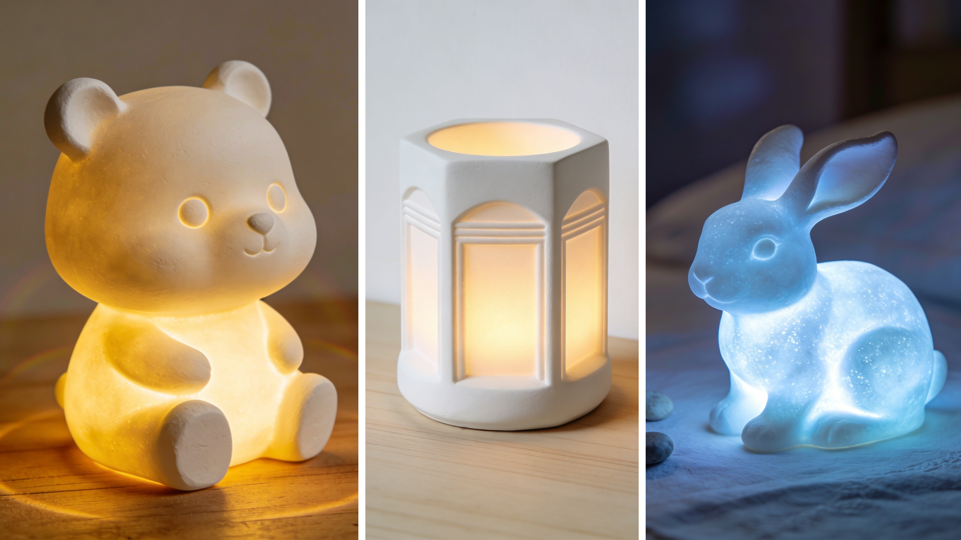 Artisan Plaster Night Lights