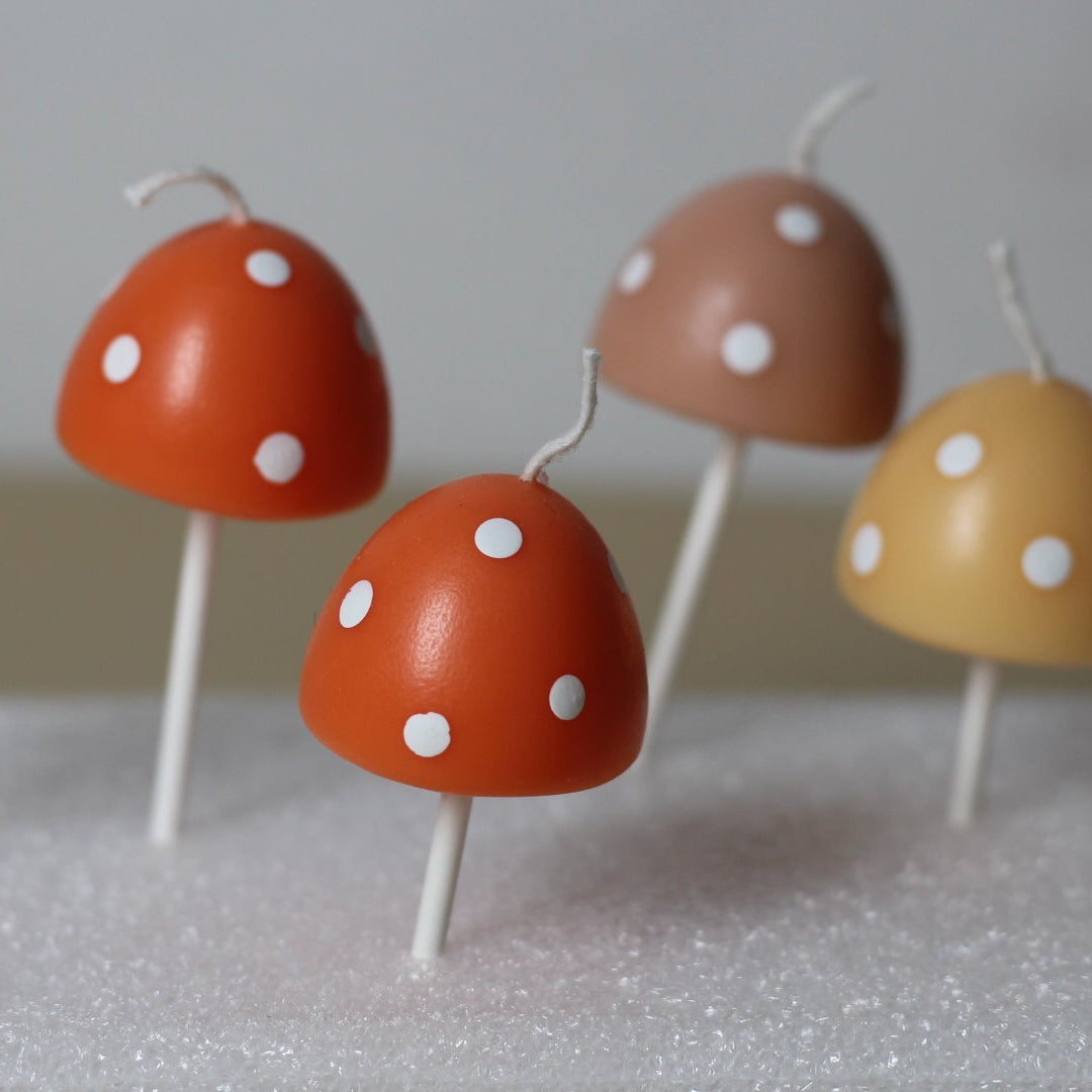 Creative Birthday Candles - mushroom-shaped
