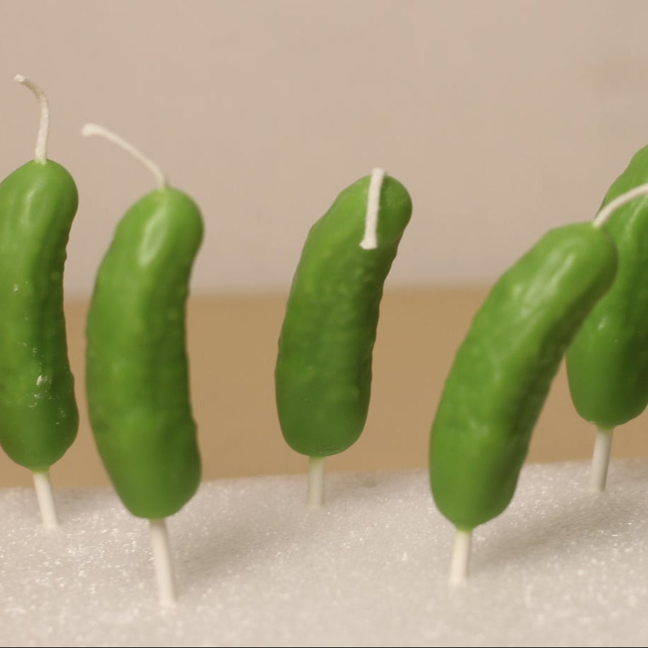 Creative Birthday Candles - pickle-shaped