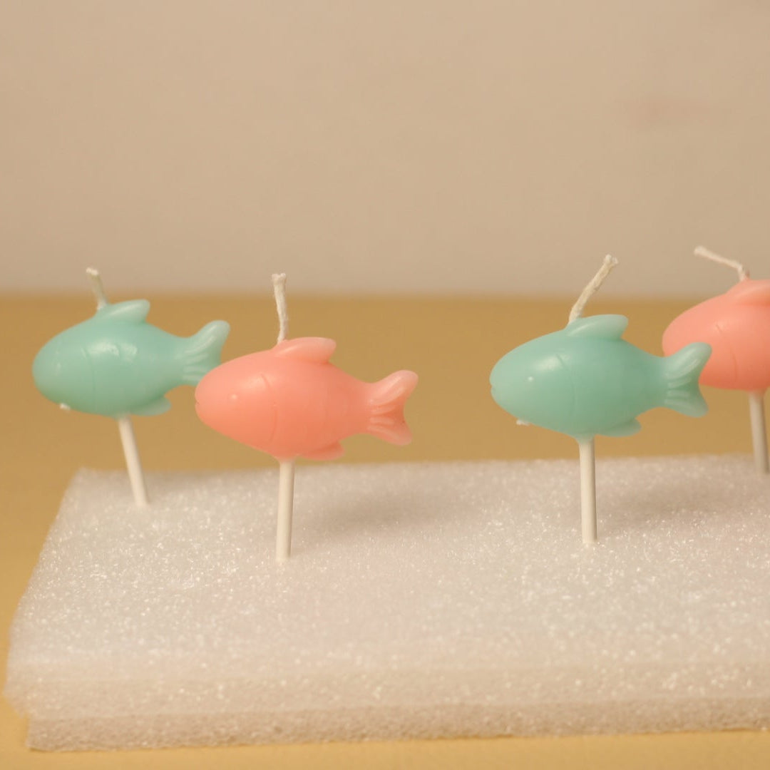 Pet Birthday Candles - Fish-Shaped