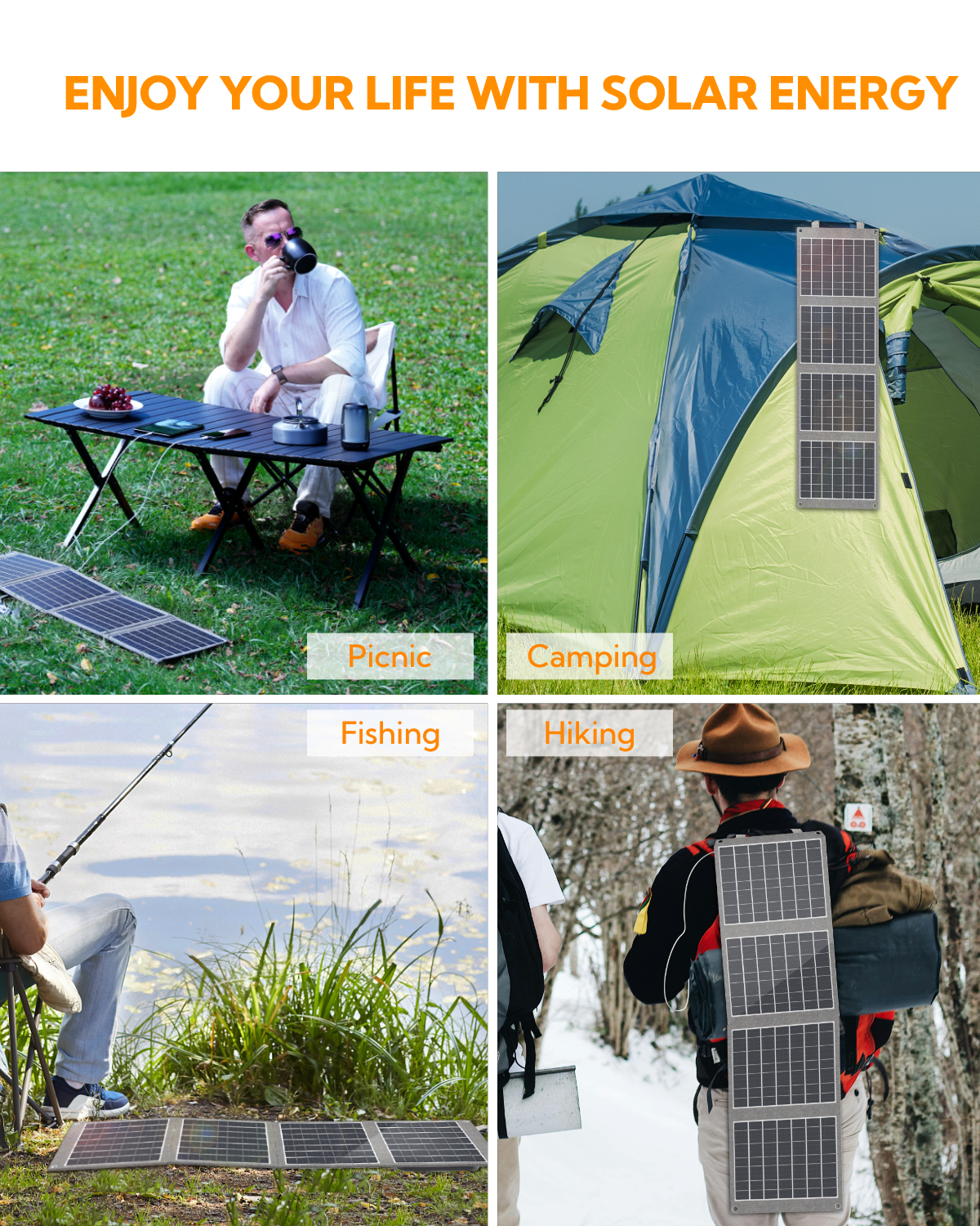 LUM Solar 40 Portable Solar Panel-Gray